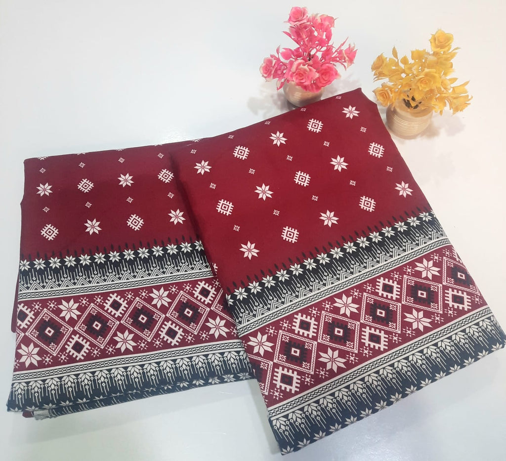 Winter 2 Pcs Khaddar All Over N-38