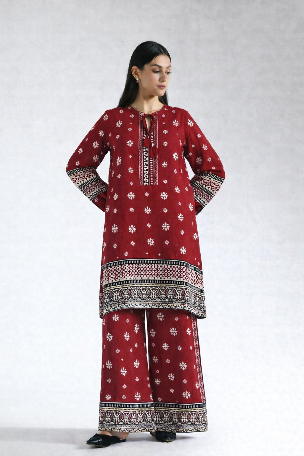 Winter 2 Pcs Khaddar All Over N-38