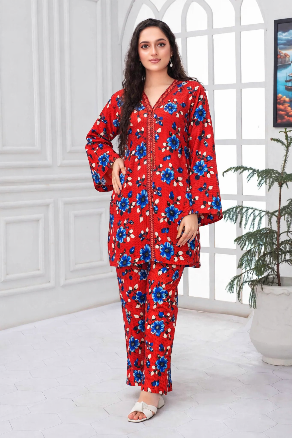 Winter 2 Pcs Khaddar All Over N-15