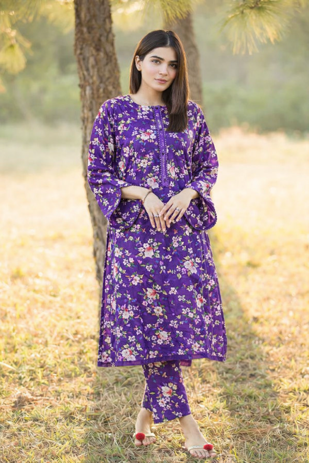 Winter 2 Pcs Khaddar All Over N-7