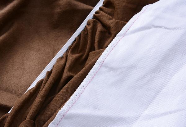 Terry Waterproof Mattress Cover- Brown