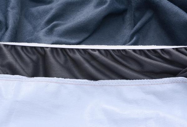 Terry Waterproof Mattress Cover- Gray