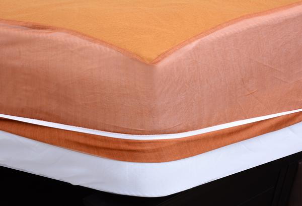 Terry Waterproof Mattress Cover- Copper