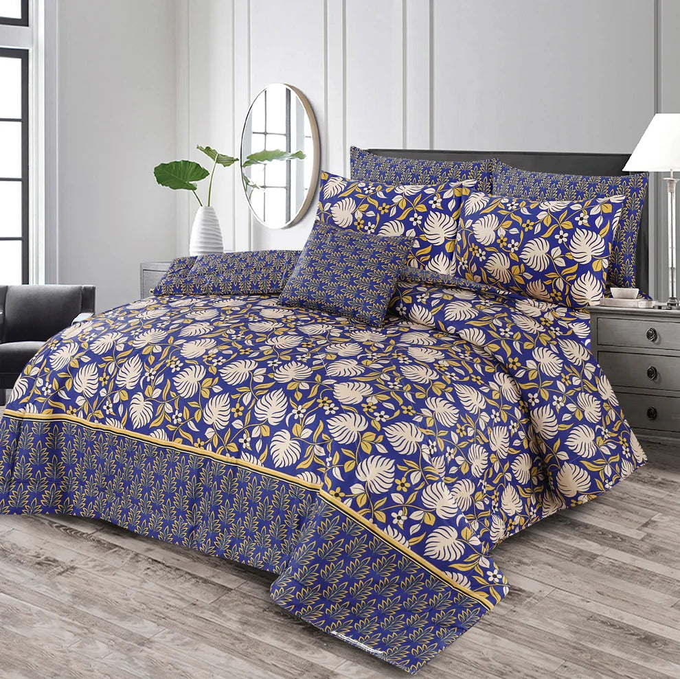 7 Pcs Comforter Set King Size Design NS-35