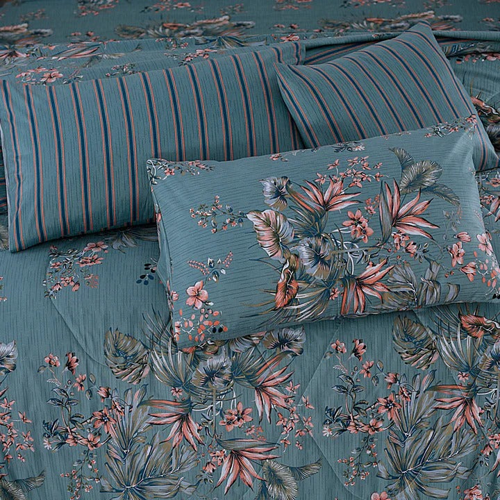 7 Pcs Comforter Set King Size Design NS-31