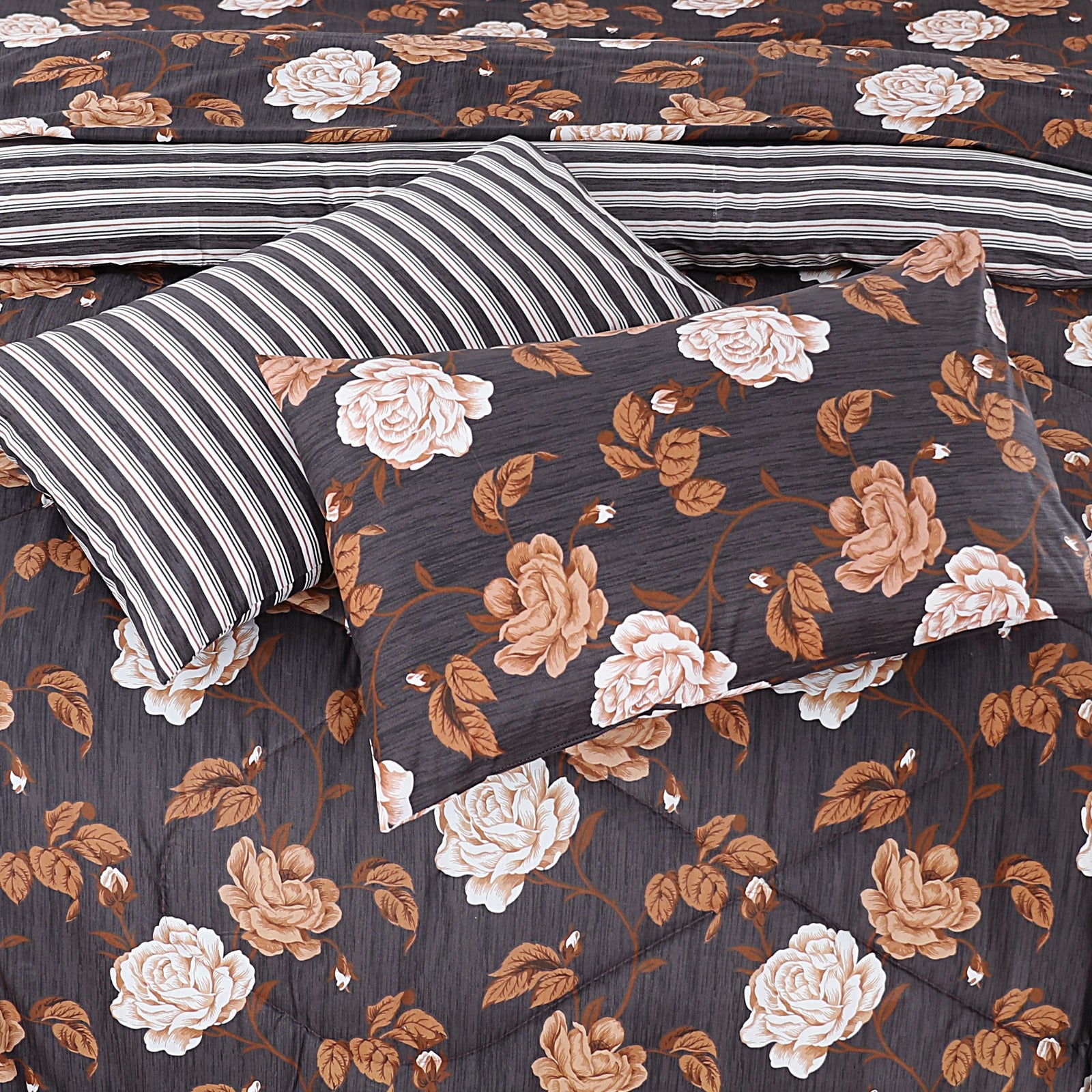 7 Pcs Comforter Set King Size Design NS-30