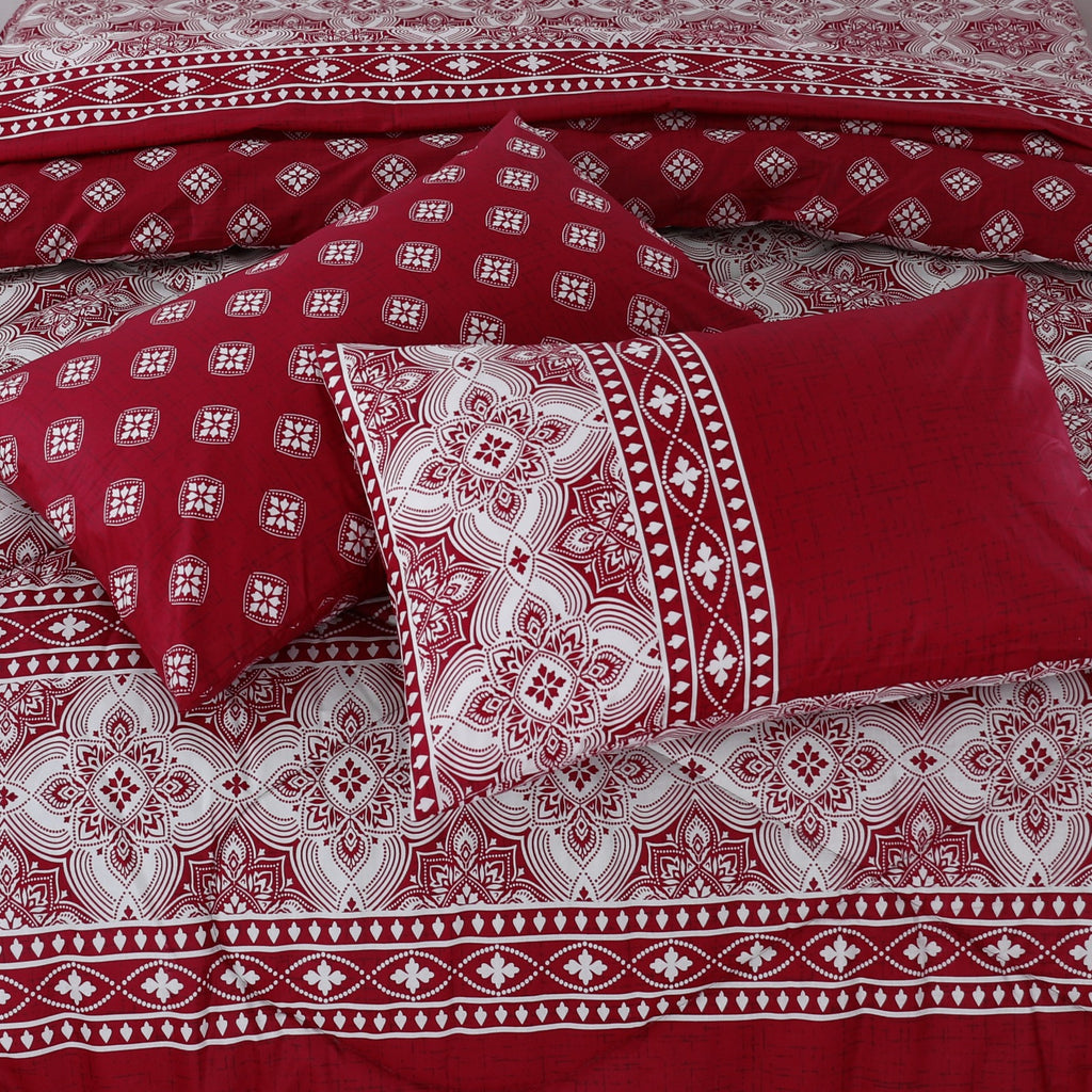 7 Pcs Comforter Set King Size Design NS-28