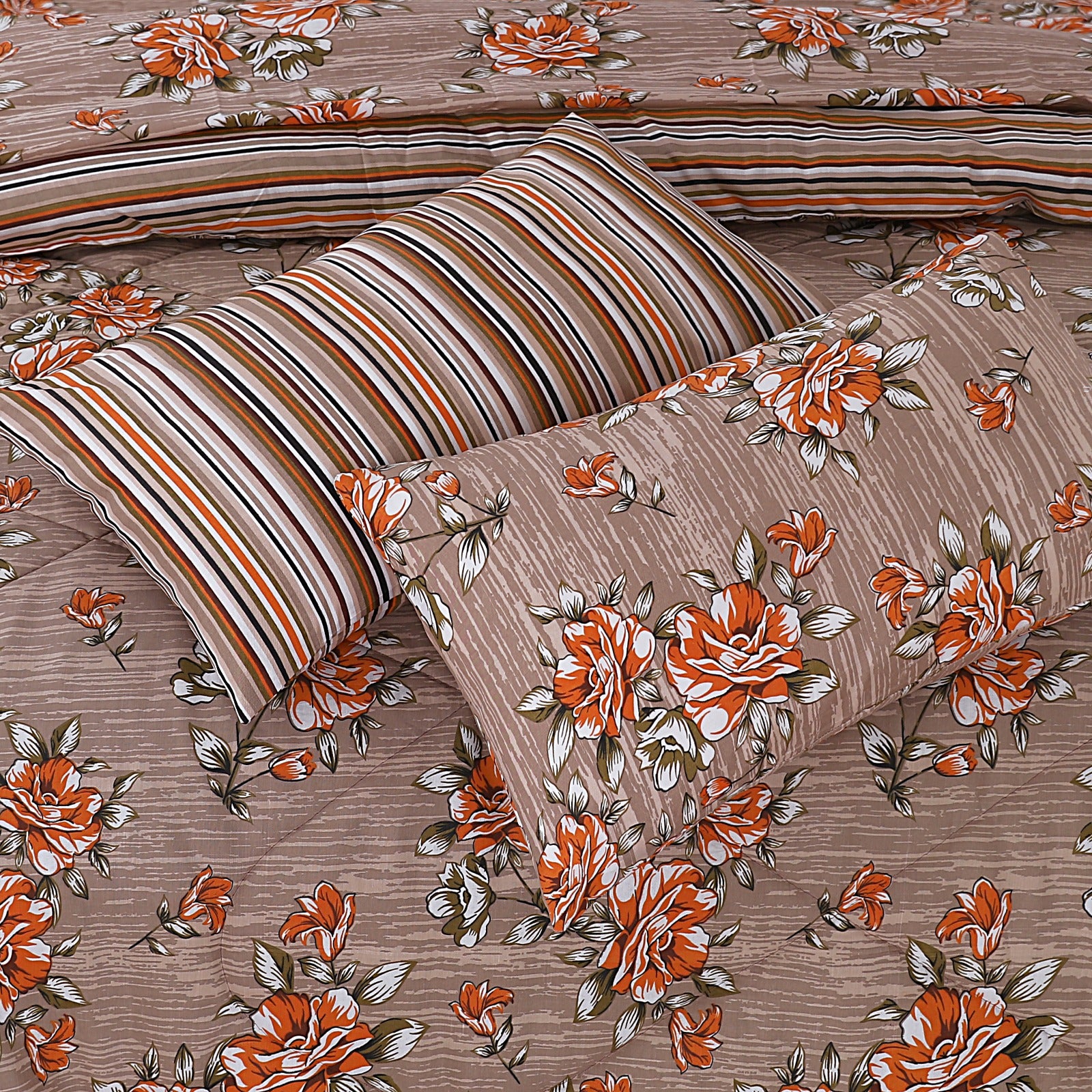 7 Pcs Comforter Set King Size Design NS-27