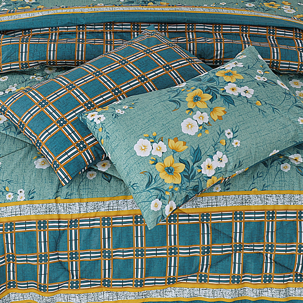 7 Pcs Comforter Set King Size Design NS-25