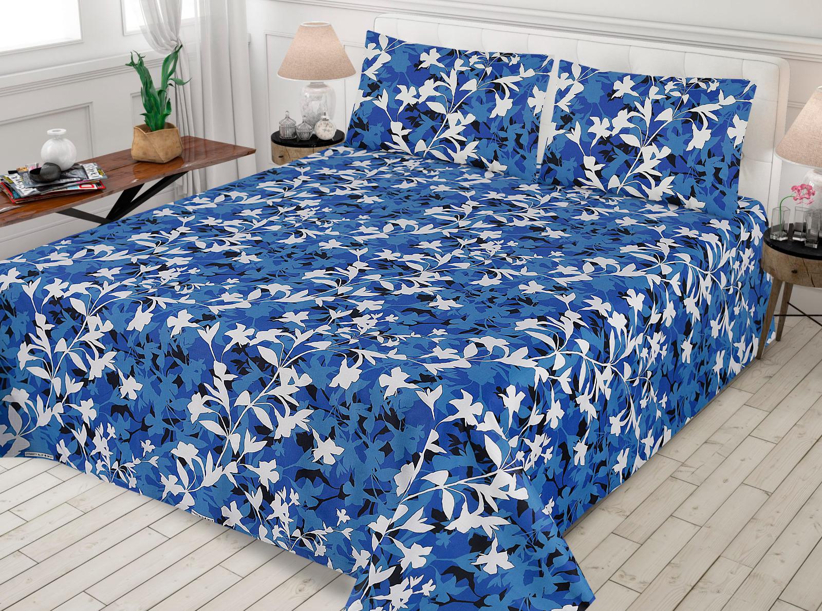 3 Pcs King Size Cotton Bedsheet NIS-10