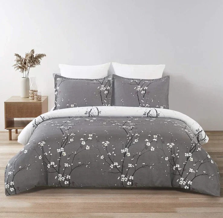 3 Pcs King Size Cotton Bedsheet NIS-46