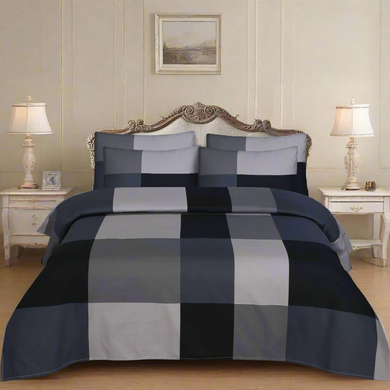 3 Pcs King Size Cotton Bedsheet NIS-47