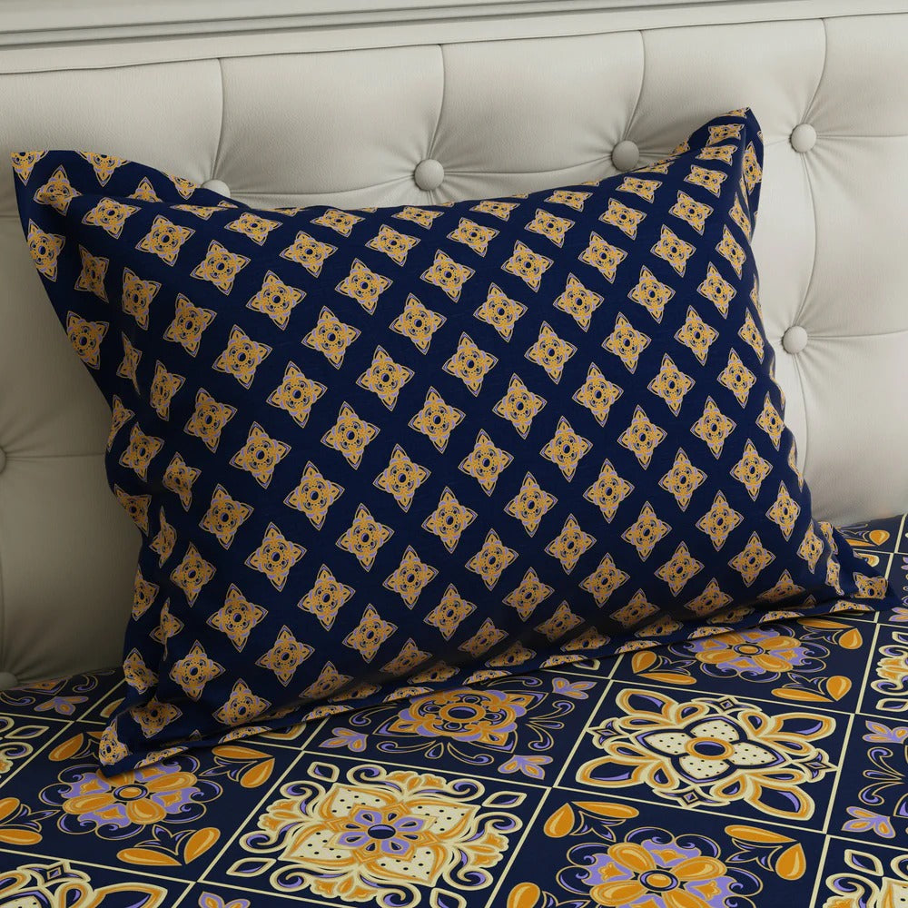 3 Pcs King Size Cotton Bedsheet NIS-17