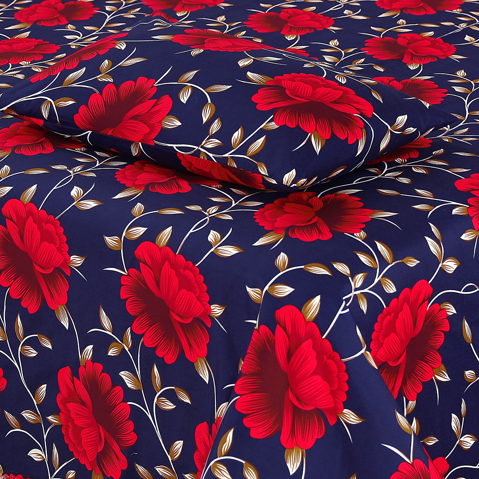 3 Pcs King Size Cotton Bedsheet NIS-35