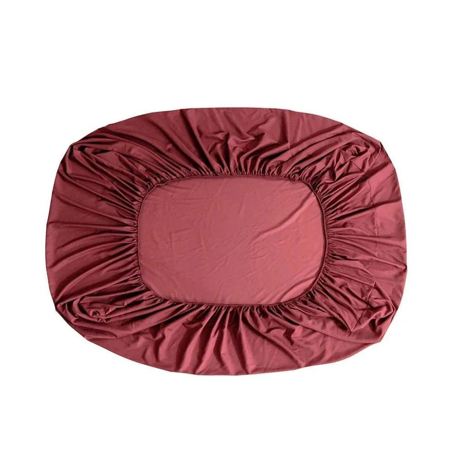 Terry Waterproof Mattress Cover- Maroon
