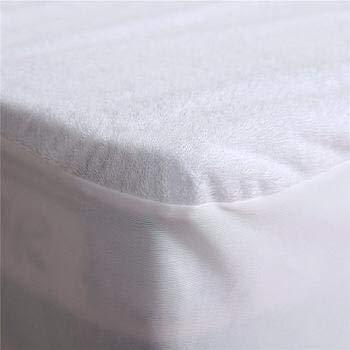 Terry Waterproof Mattress Cover- White